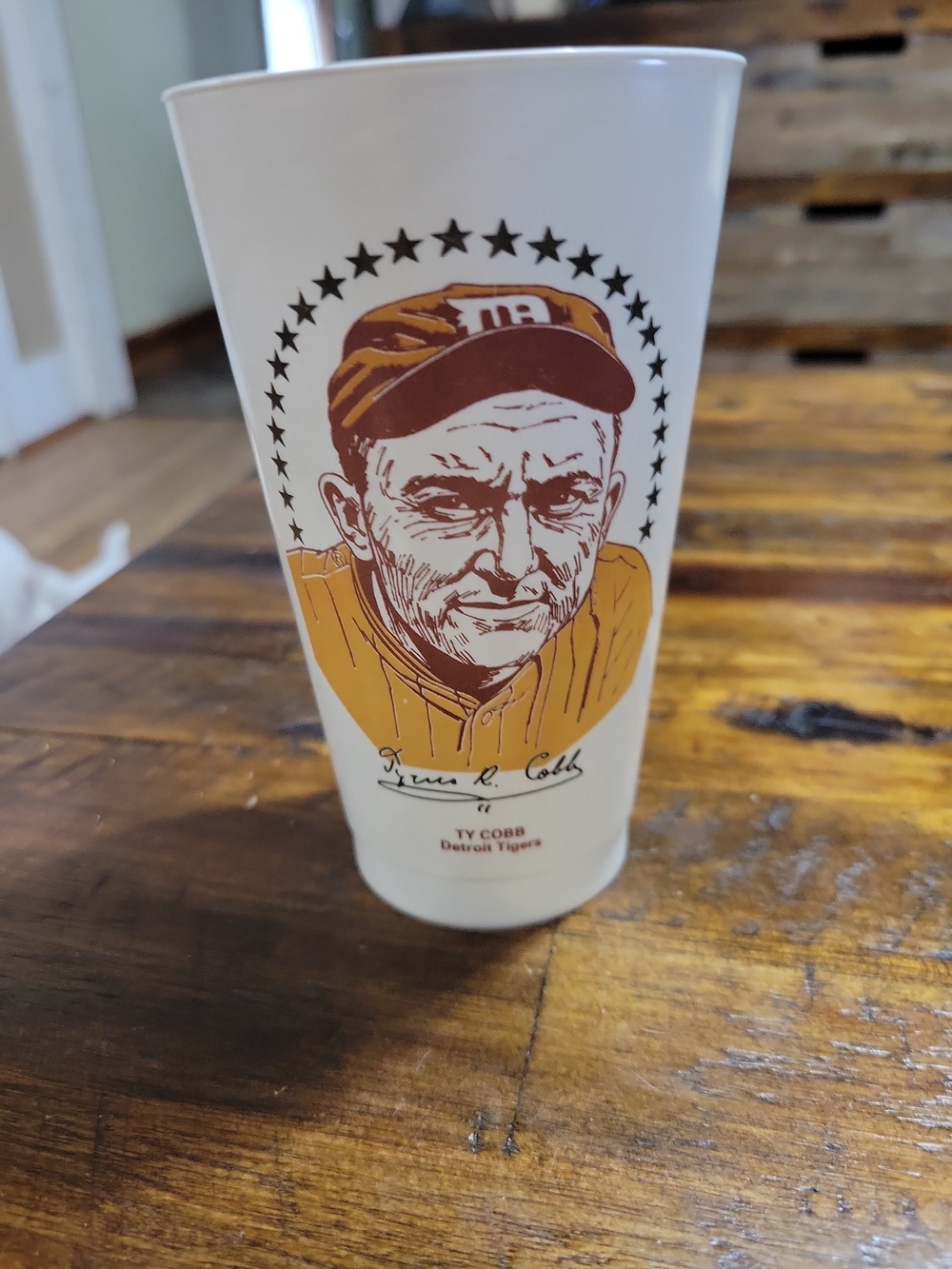 7-Eleven Slurpee cup Baseball Hall of Fame TY COBB NrMINT+ or better